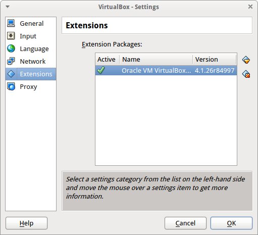 oracle vm virtualbox extension pack 4.1.12